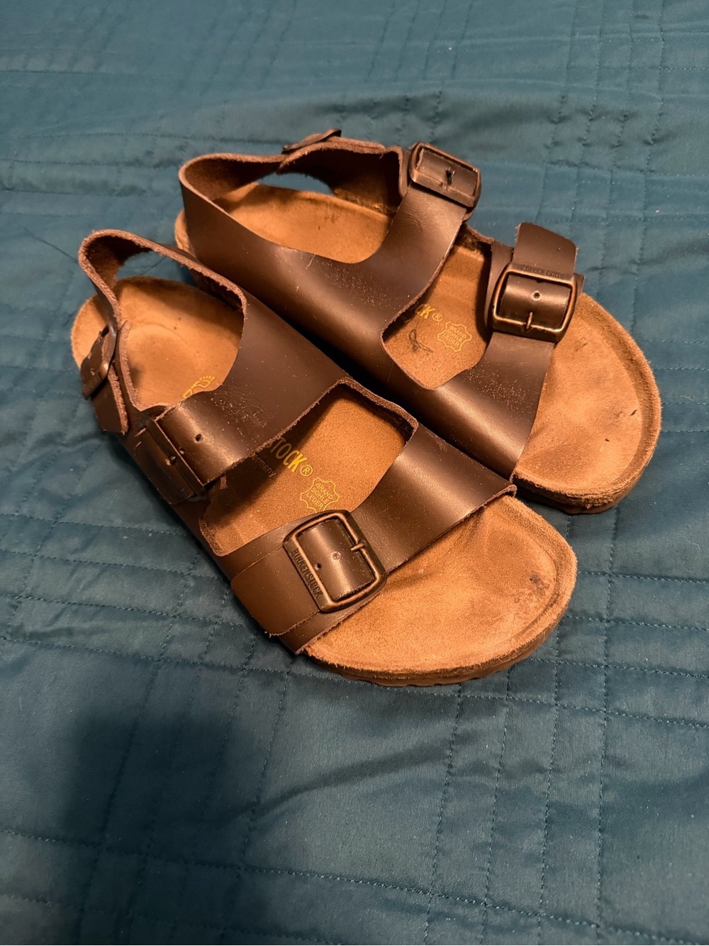 Birkenstock Milano Brown Adjustable Strap Sandals